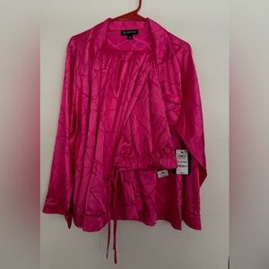 INC International Concepts Pink Silky Pajama Set